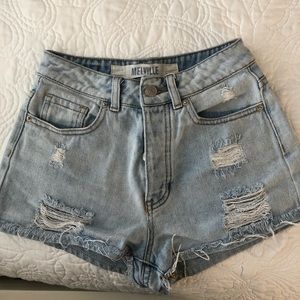 RARE Brandy Melville denim shorts, Size 23